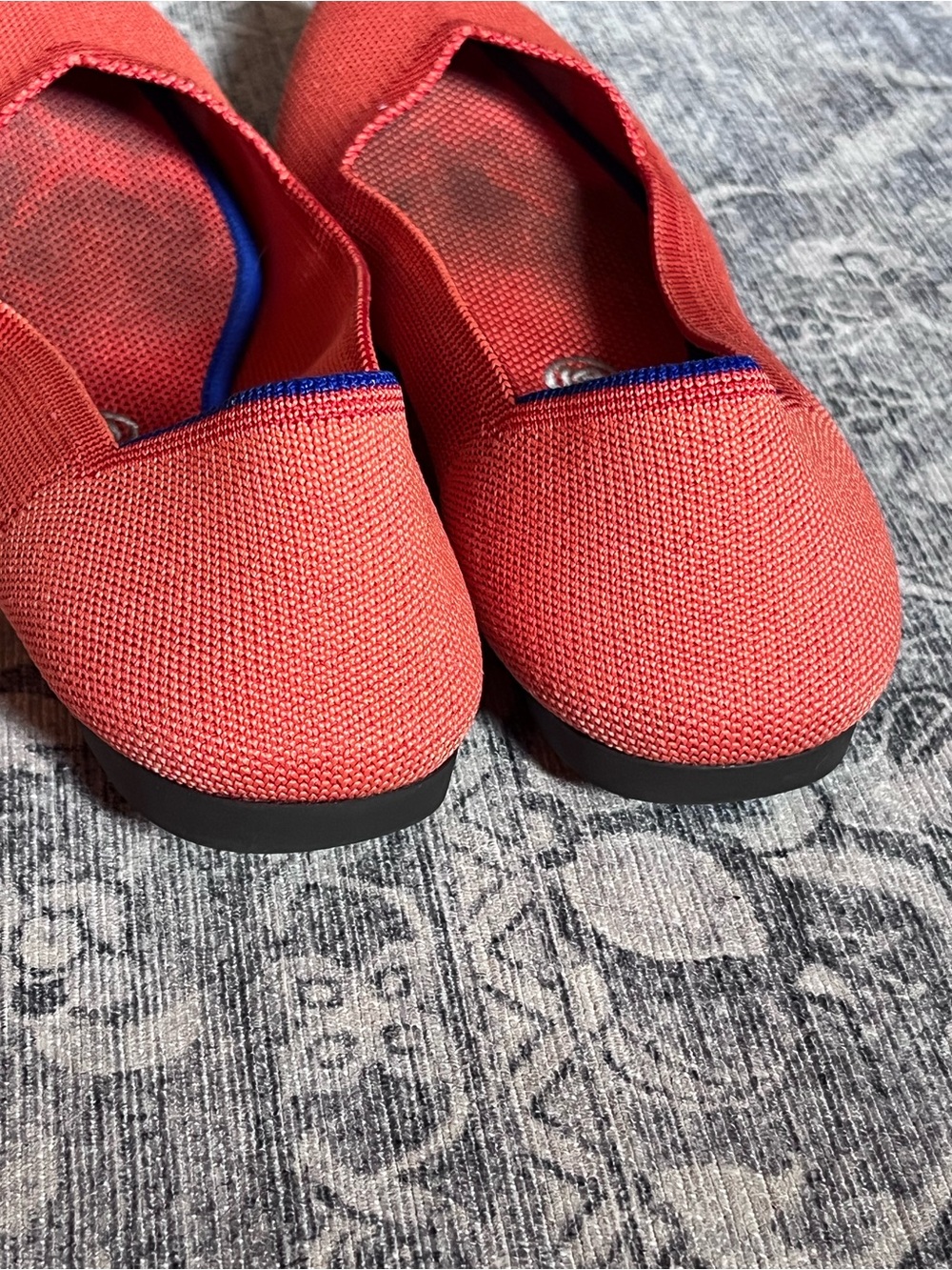 Rothy's The Point Flats in Coral/Orange - Picture 5 of 14